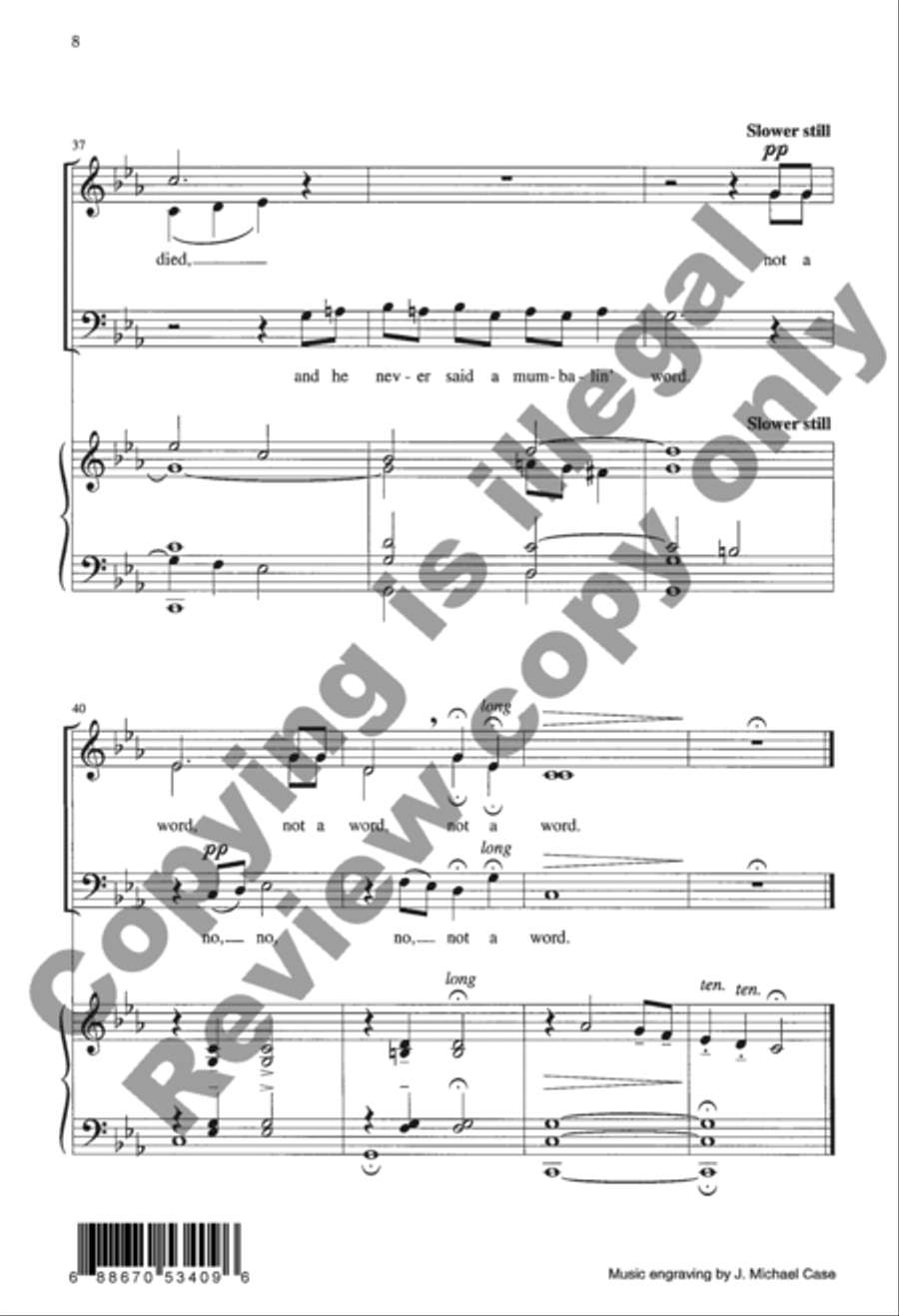 They Crucified My Lord They Crucified My Lord 3-Part scores gallery preview page 15