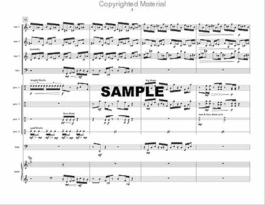HammerStrength Percussion Ensemble scores gallery preview page 4