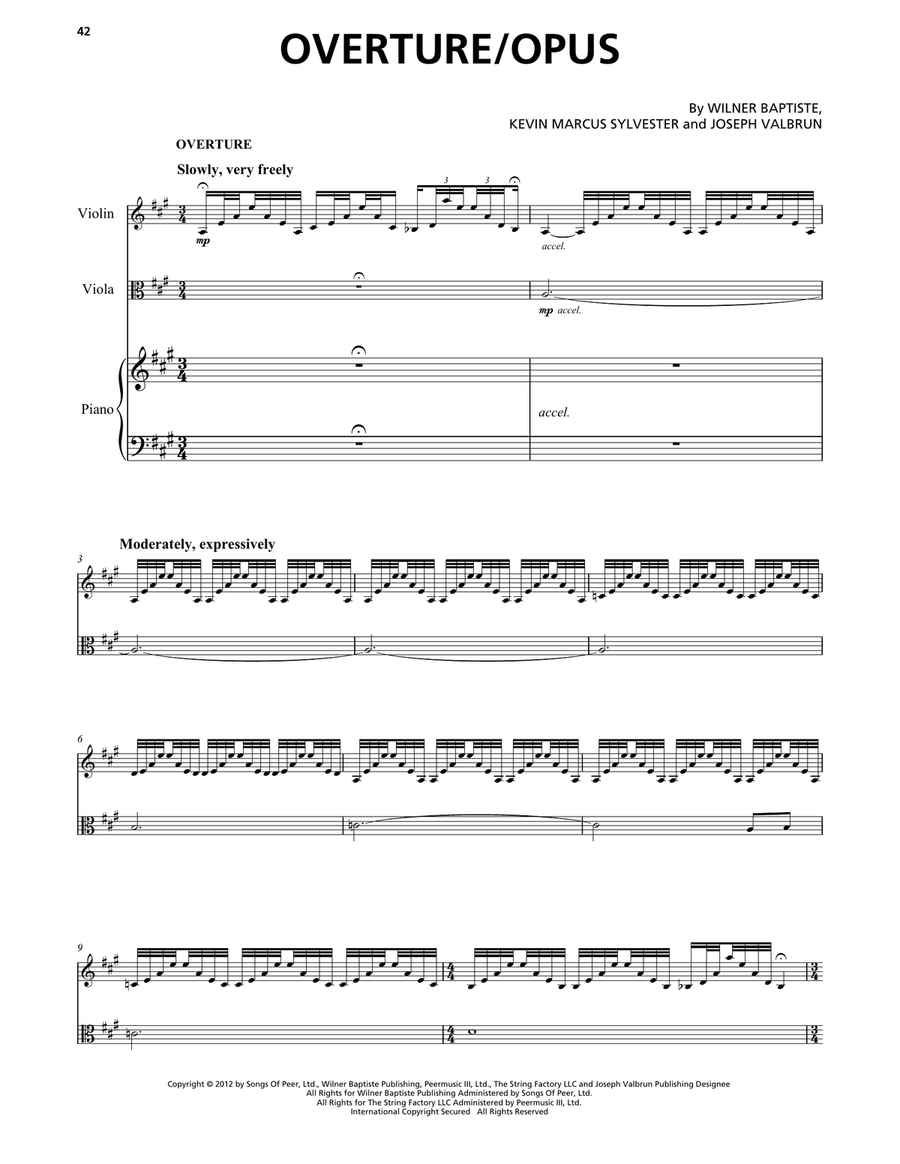 Overture/Opus String Duet scores gallery preview page 1
