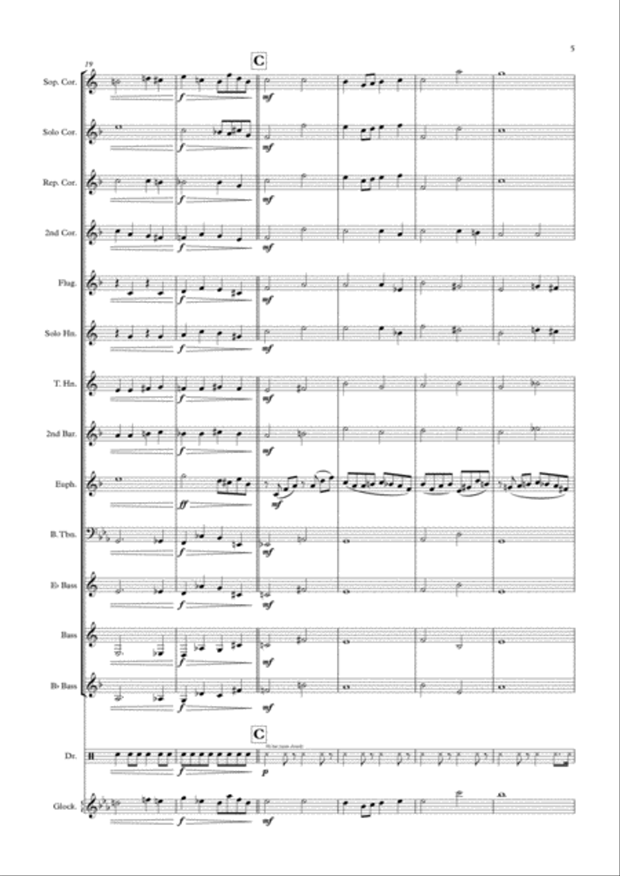 Over The Rainbow (from The Wizard Of Oz) Brass Ensemble scores gallery preview page 5