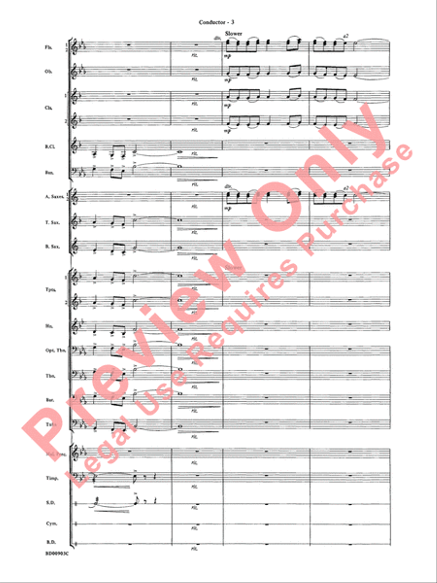 Crestar Overture Crestar Overture Concert Band scores gallery preview page 6
