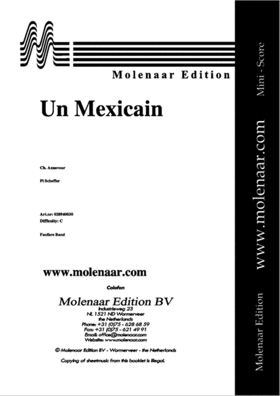 Un Mexicain Fanfare Band scores gallery preview page 2
