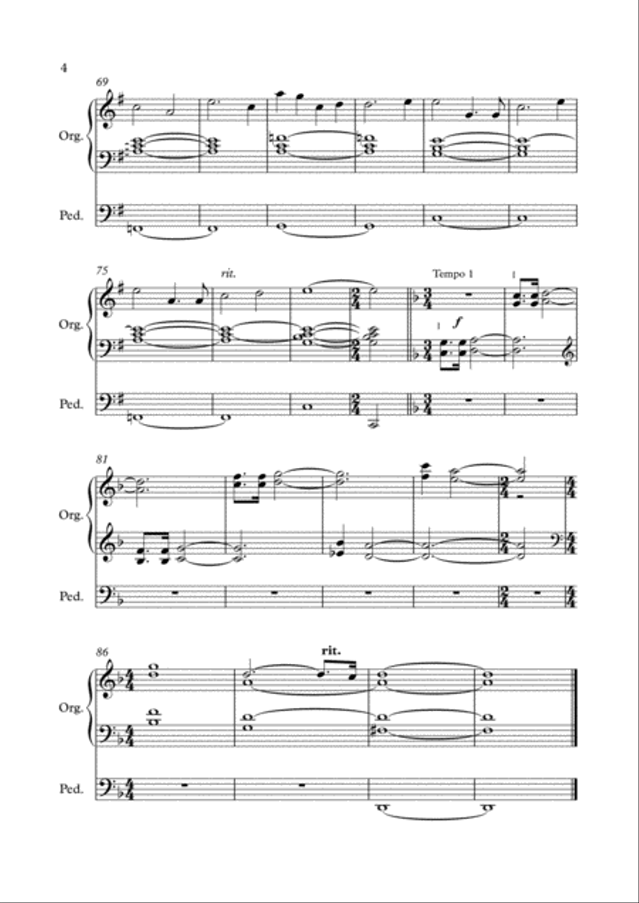 Påskeludium Påskeludium Organ Solo scores gallery preview page 5