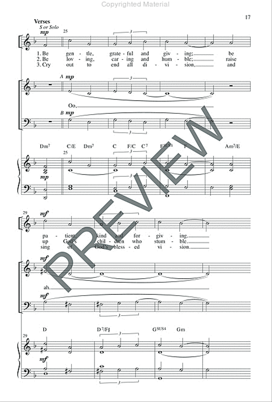 Sing for Peace - Preview edition SA scores gallery preview page 16