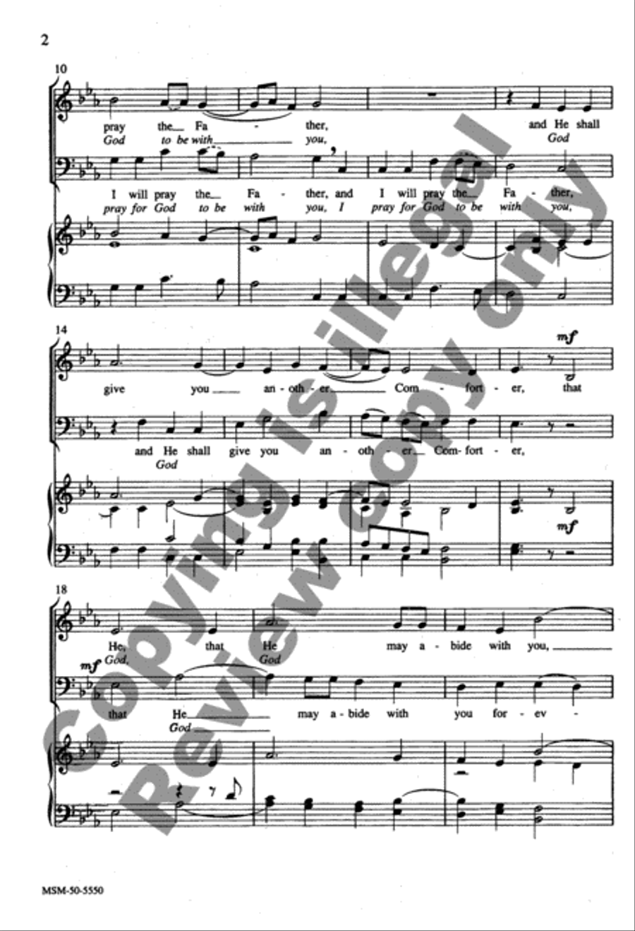 If You Love Me, Keep My Commandments 3-Part scores gallery preview page 3