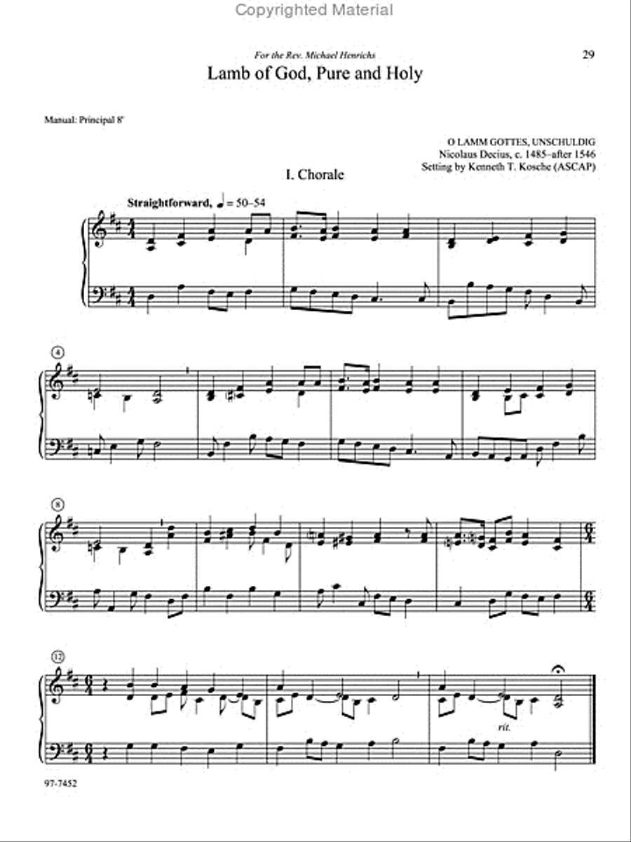 For Manuals Only, Set 1 Organ scores gallery preview page 10