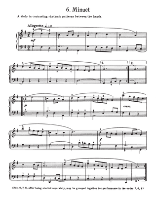 Book cover for Minuet In G Major, BWV 822
