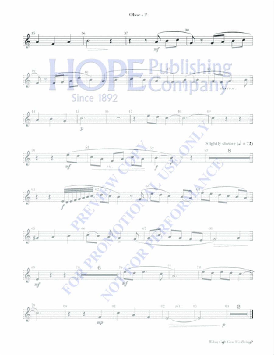 What Gift Can We Bring What Gift Can We Bring Piano scores gallery preview page 16