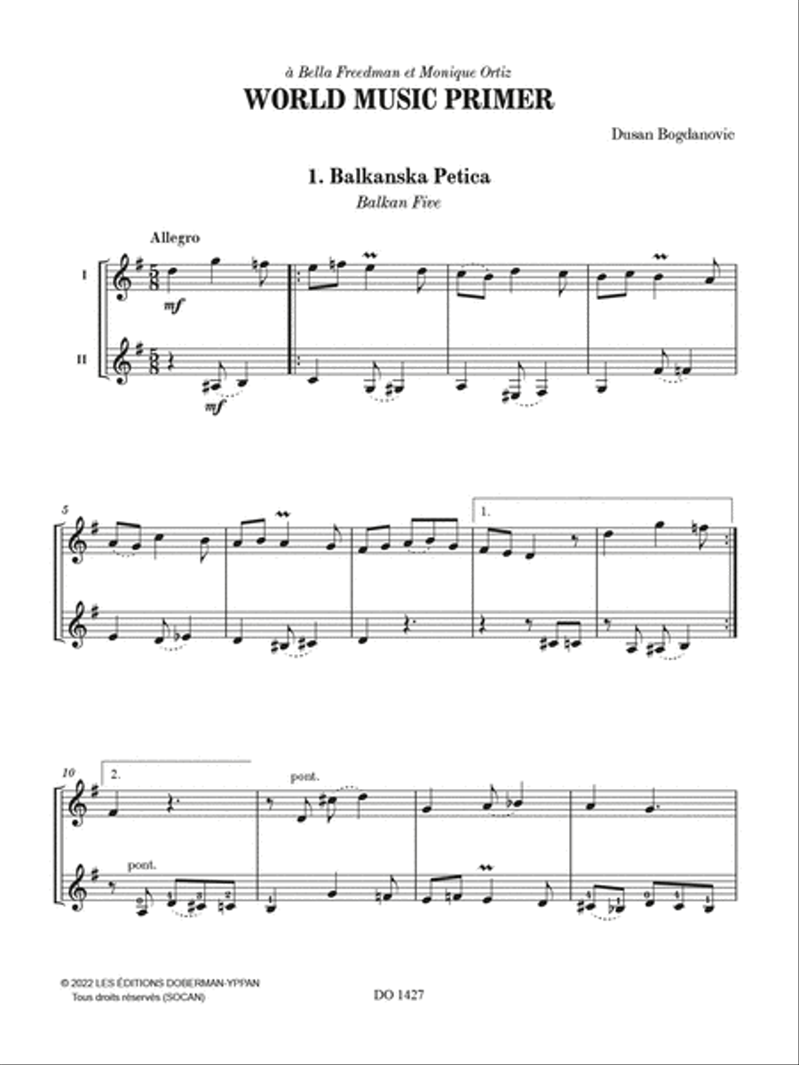 World Music Primer World Music Primer Classical Guitar scores gallery preview page 2