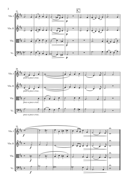 Ave Verum Corpus K. 618 arranged for String Quartet image number null