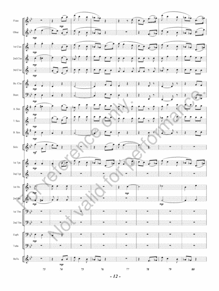 Salut d'Amour by Edward Elgar Concert Band - Sheet Music