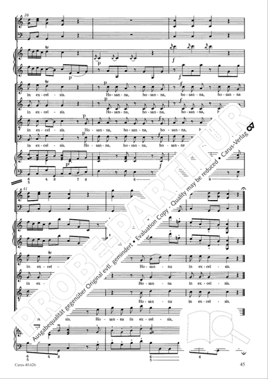 Mass in C Major Mass in C Major 4-Part scores gallery preview page 45