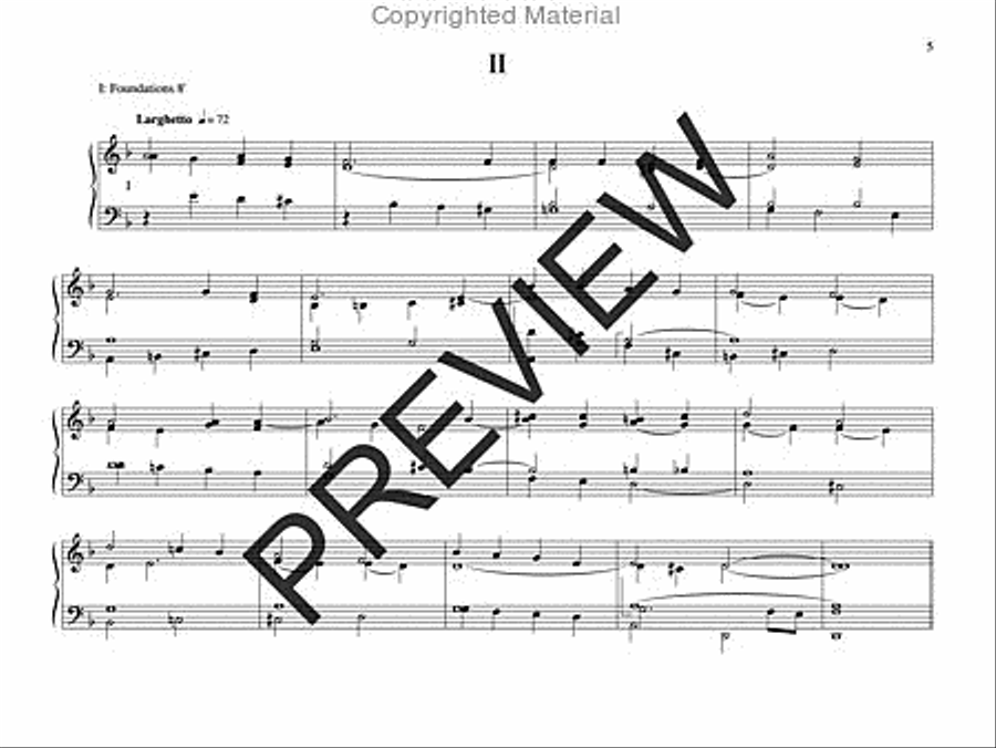 Variations on a Polish Hymn for Organ Organ Solo scores gallery preview page 4