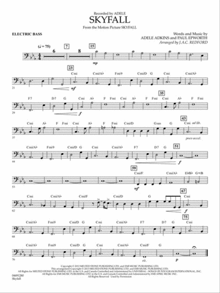 Skyfall Full Orchestra scores gallery preview page 7
