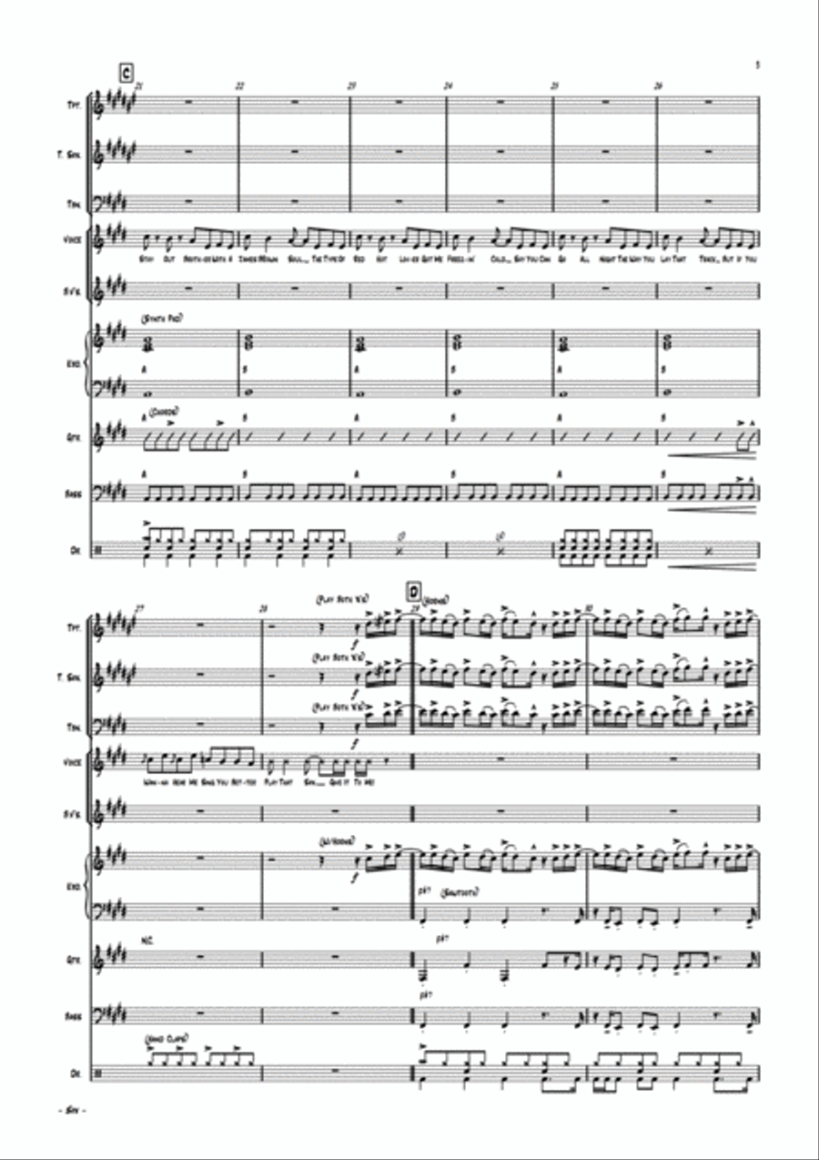 Sax Sax Large Ensemble scores gallery preview page 6