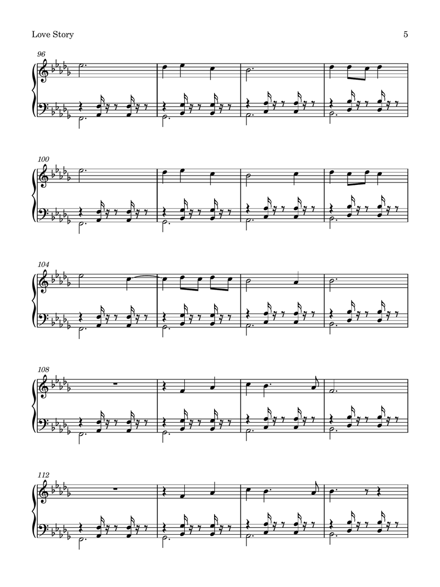 Derniere Danse Derniere Danse Piano Solo scores gallery preview page 5