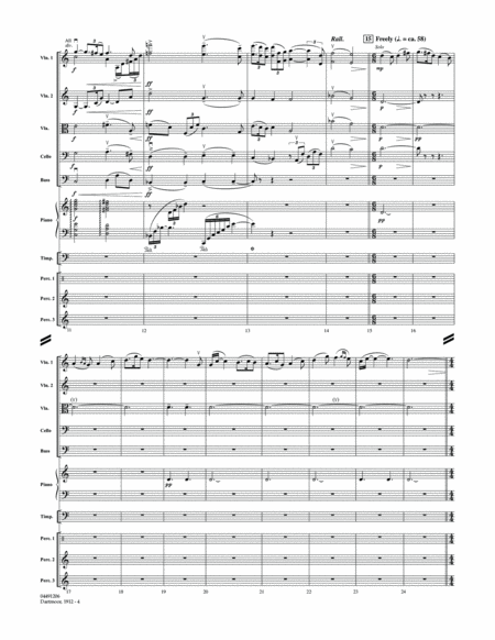 Dartmoor, 1912 (from War Horse) - Conductor Score (Full Score)
