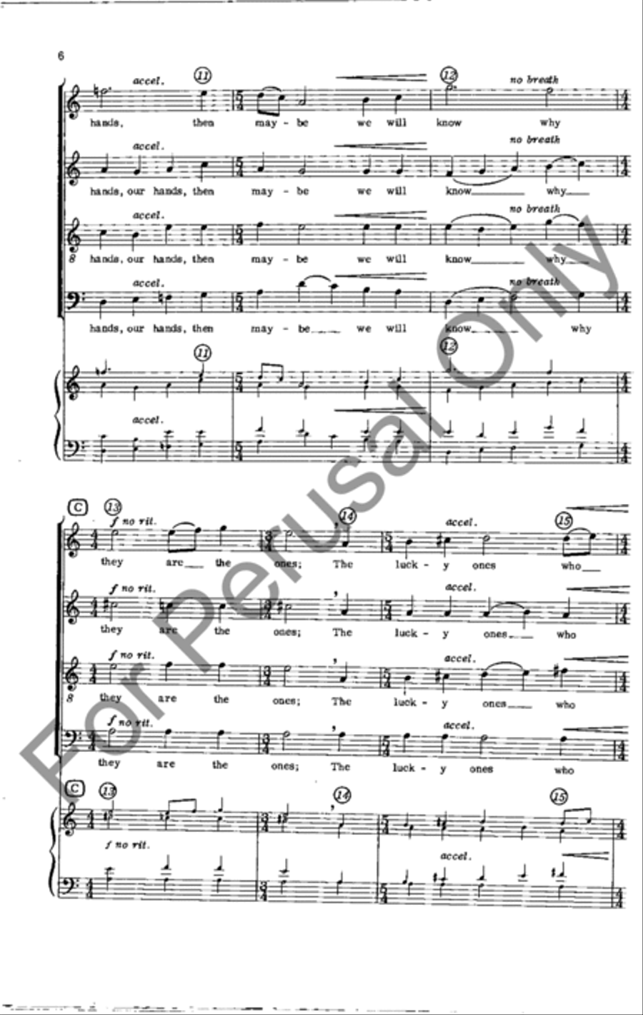 The Ones 4-Part scores gallery preview page 5