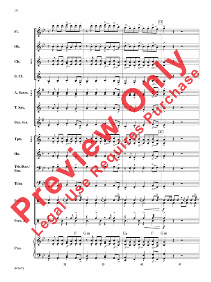 Tango Argentina Concert Band scores gallery preview page 27