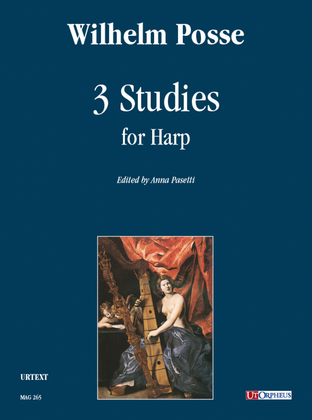 Book cover for 3 Studies for Harp