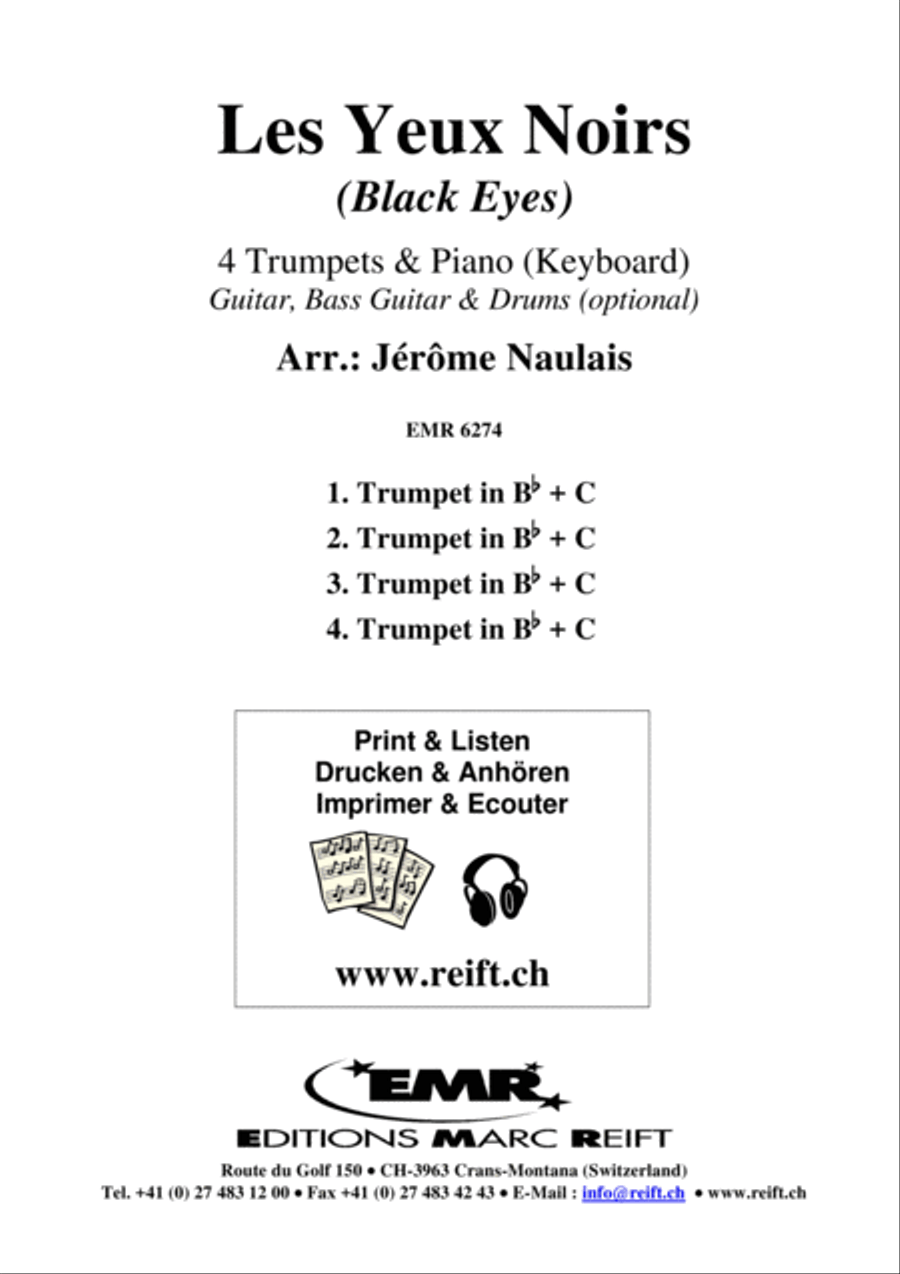 Les Yeux Noirs Trumpet scores gallery preview page 2