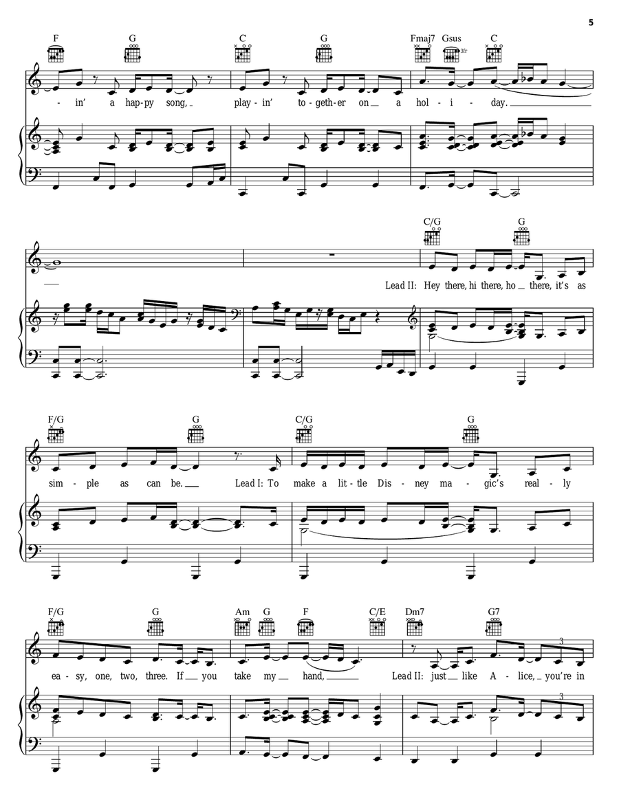 Dancin' A Catchy Rhythm Dancin' A Catchy Rhythm Piano, Vocal, Guitar scores gallery preview page 5