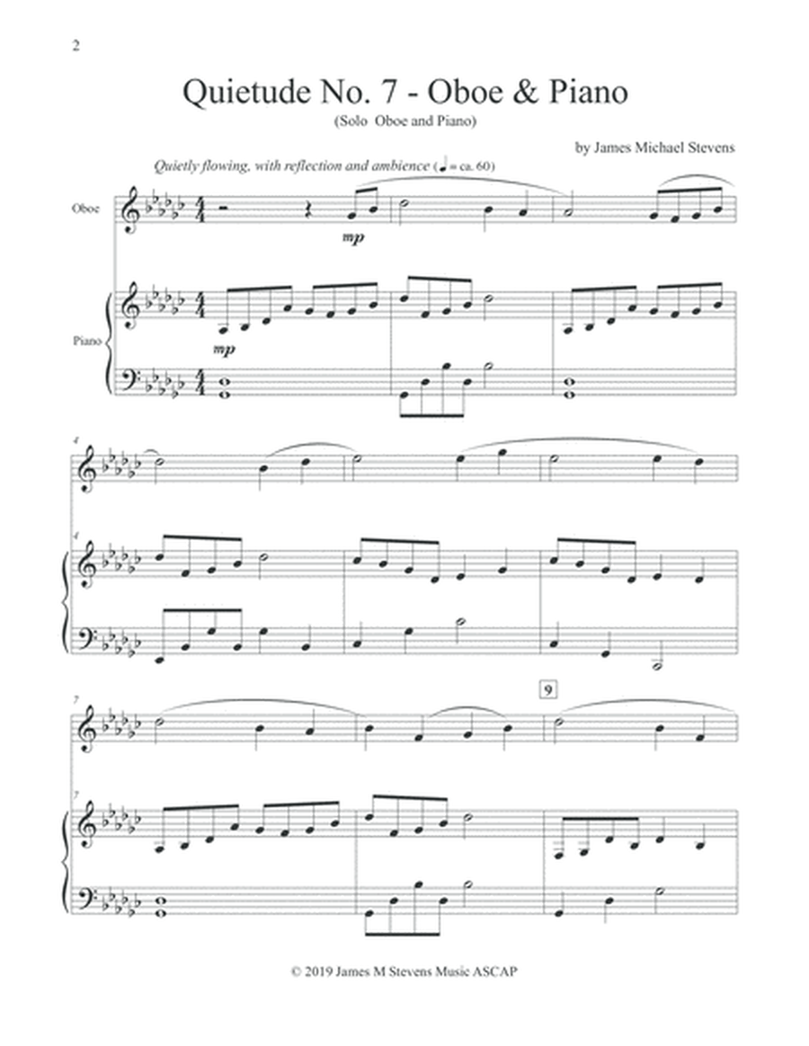 Quietude No. 7 - Oboe & Piano image number null