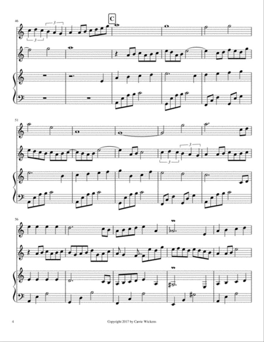 The God of Abraham Praise Set of Parts scores gallery preview page 4