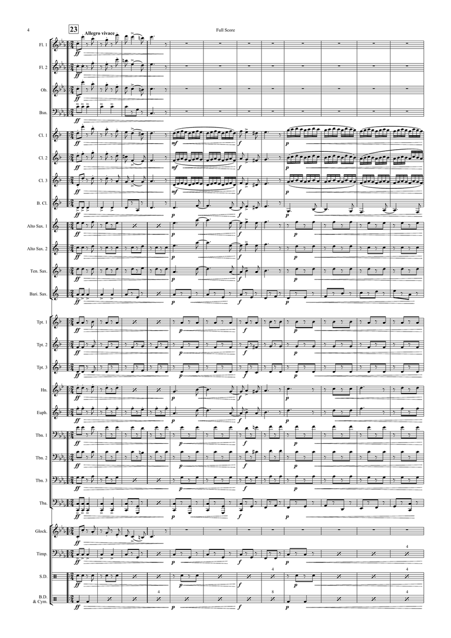 Csárdás Csárdás Concert Band scores gallery preview page 6