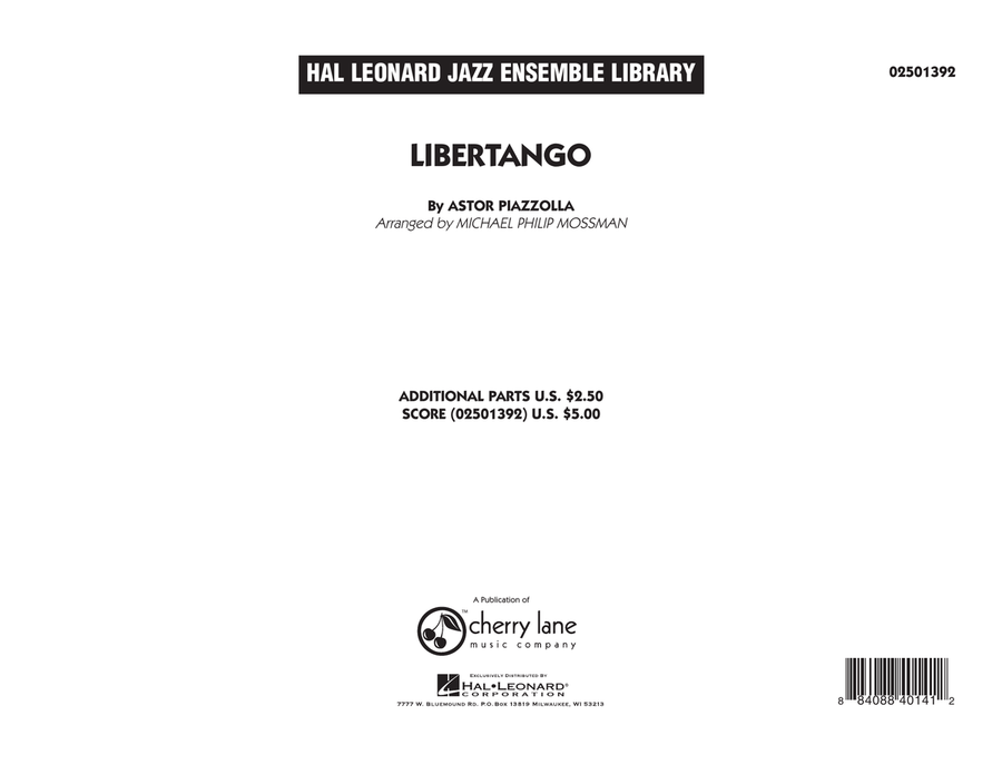 Libertango - Conductor Score (Full Score)