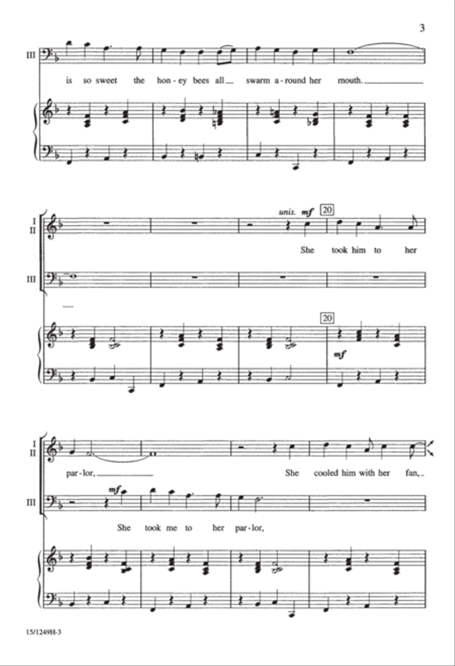 Cindy Cindy 3-Part scores gallery preview page 4