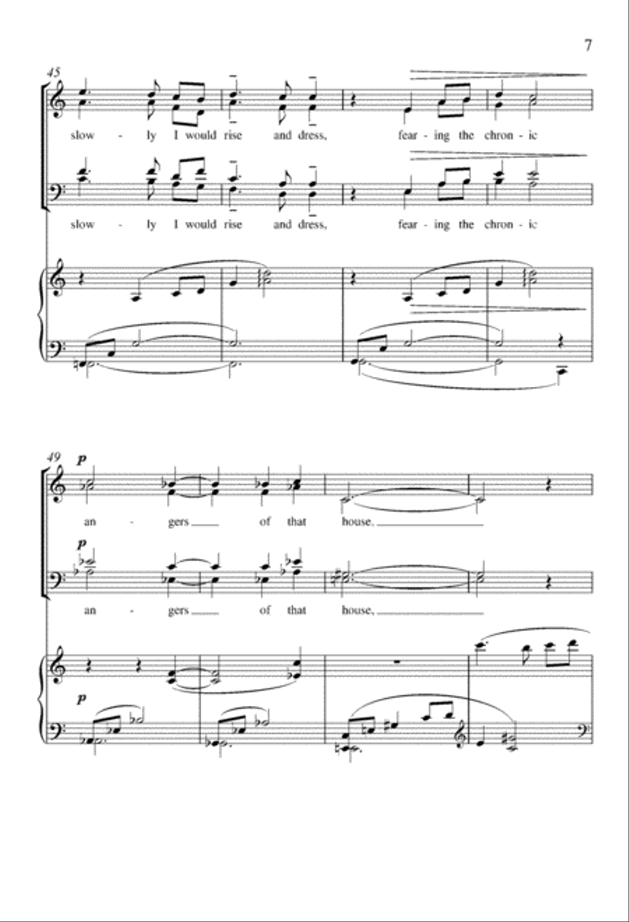 Those Winter Sundays Those Winter Sundays 4-Part scores gallery preview page 7