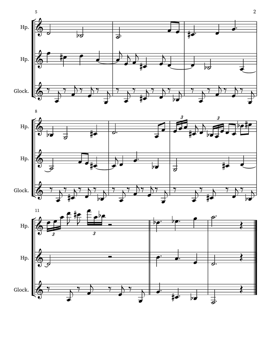 Children's Musings 11 Children's Musings 11 Small Ensemble scores gallery preview page 2