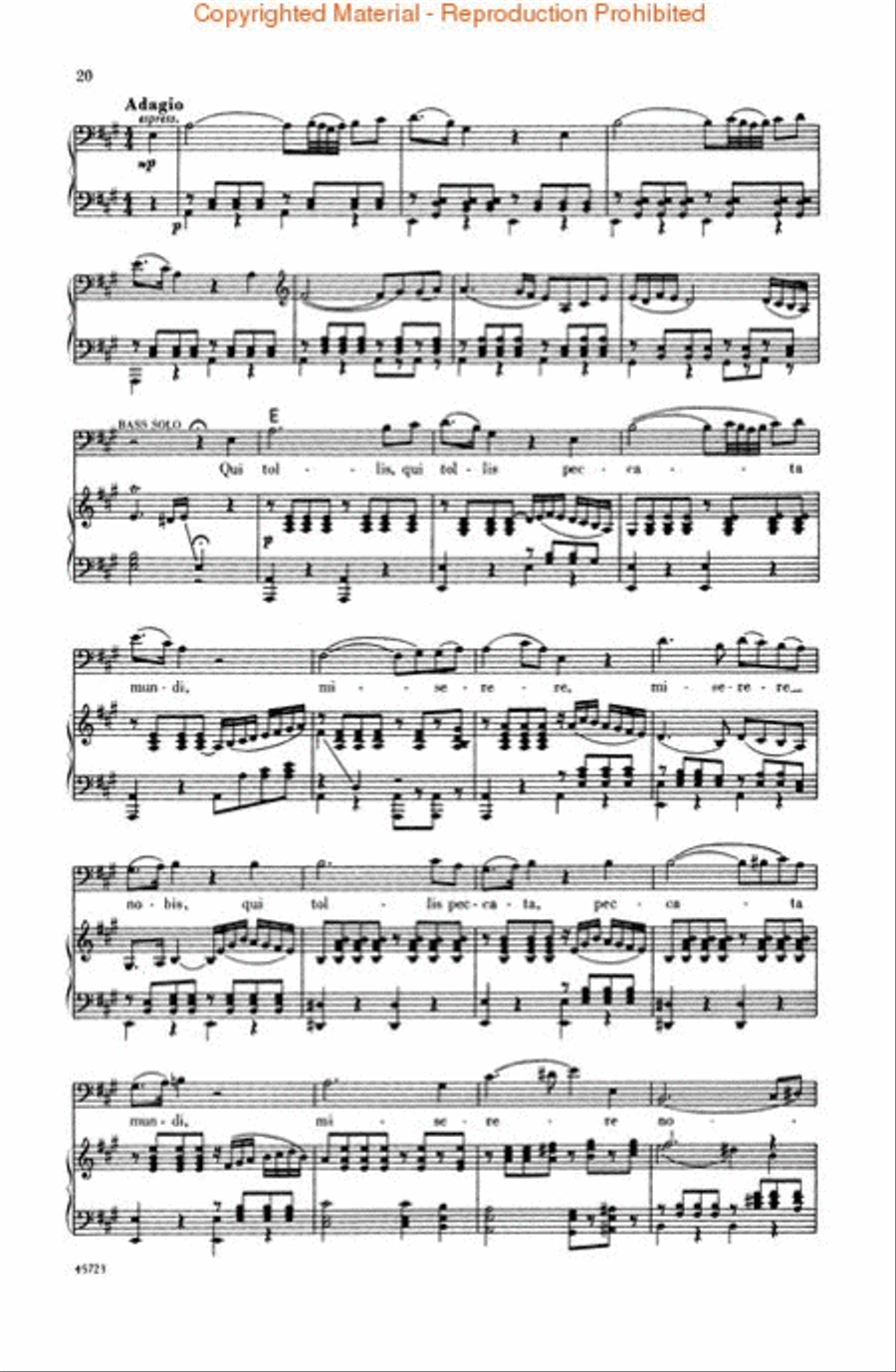 Mass in Time of War (Paukenmesse) 4-Part scores gallery preview page 3