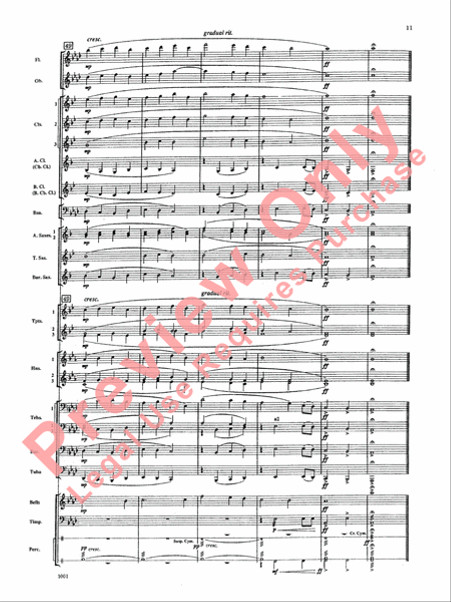 Ballad for Peace Ballad for Peace Concert Band scores gallery preview page 12
