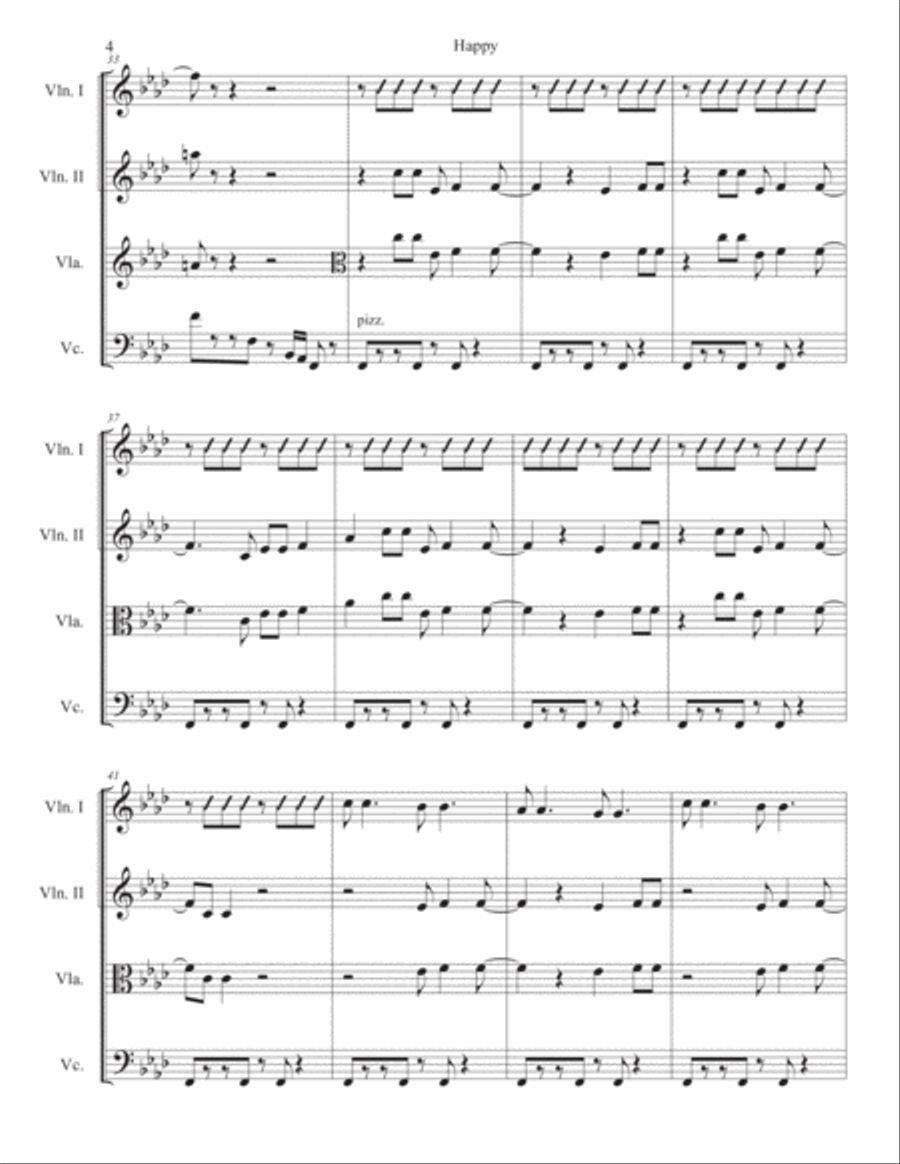 Happy String Trio scores gallery preview page 4