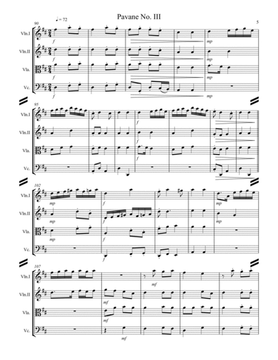 Milan - Six Pavanes (for String Quartet) image number null