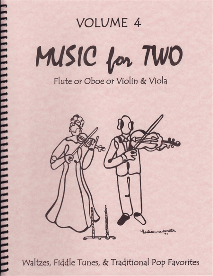 Music for Two, Volume 4 - Flute/Oboe/Violin and Viola Flute scores gallery preview page 1