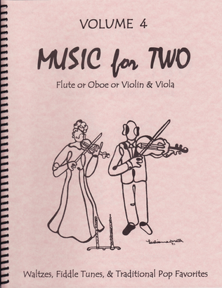 Book cover for Music for Two, Volume 4 - Flute/Oboe/Violin and Viola