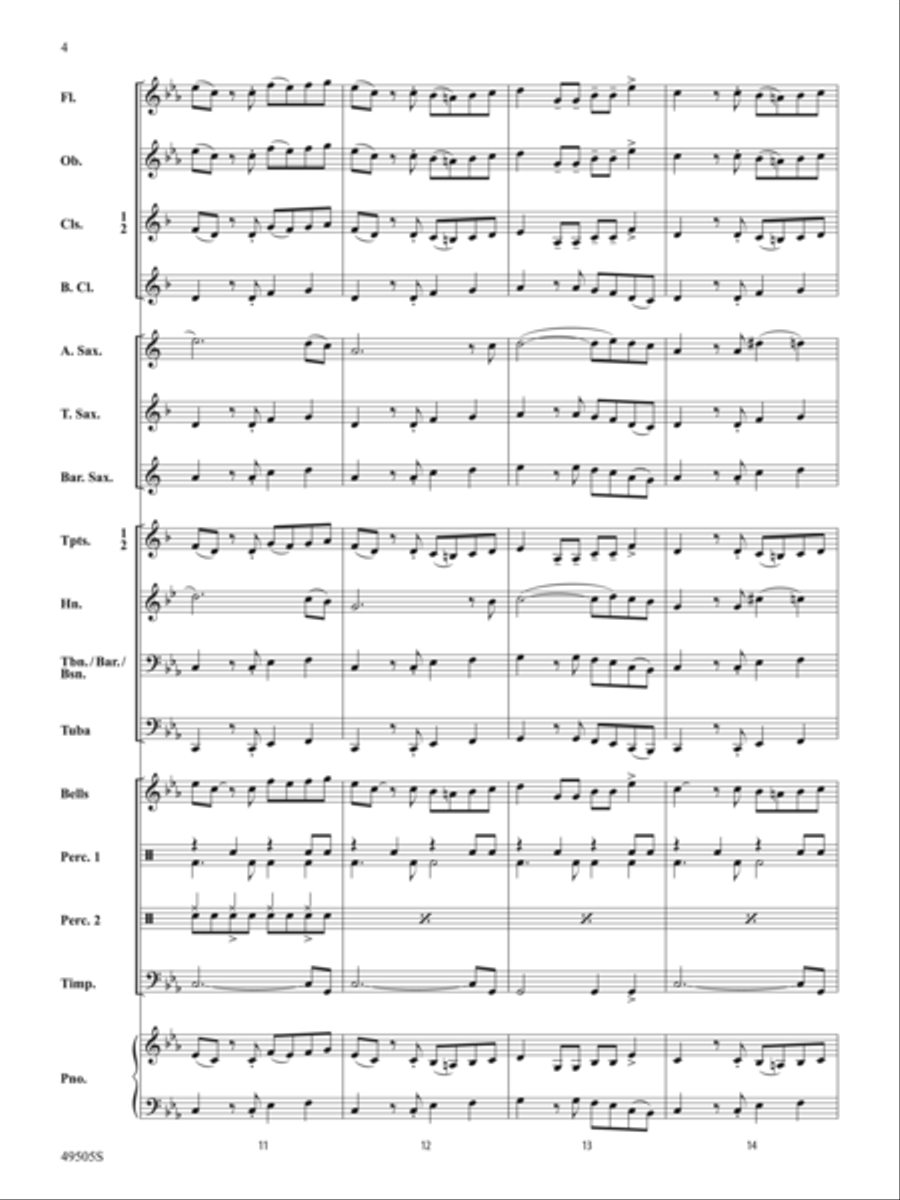 Awesome Sauce: Score Concert Band scores gallery preview page 4