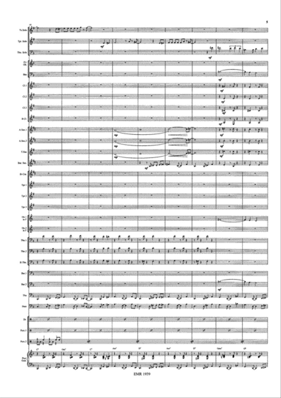 Combo Concertino Combo Concertino Concert Band scores gallery preview page 6