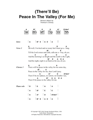 (There'll Be) Peace In The Valley (For Me)
