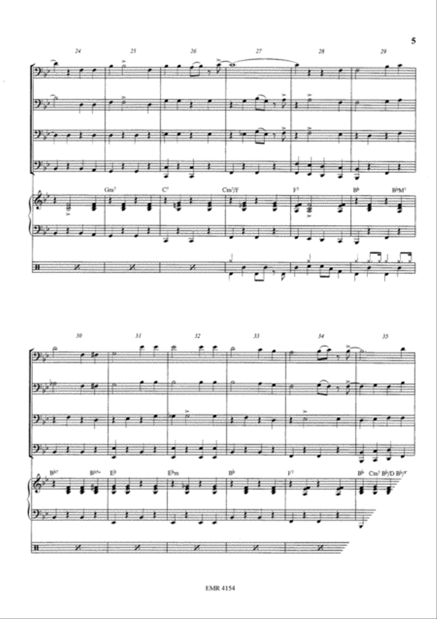 Home On The Range Trombone Trio scores gallery preview page 5