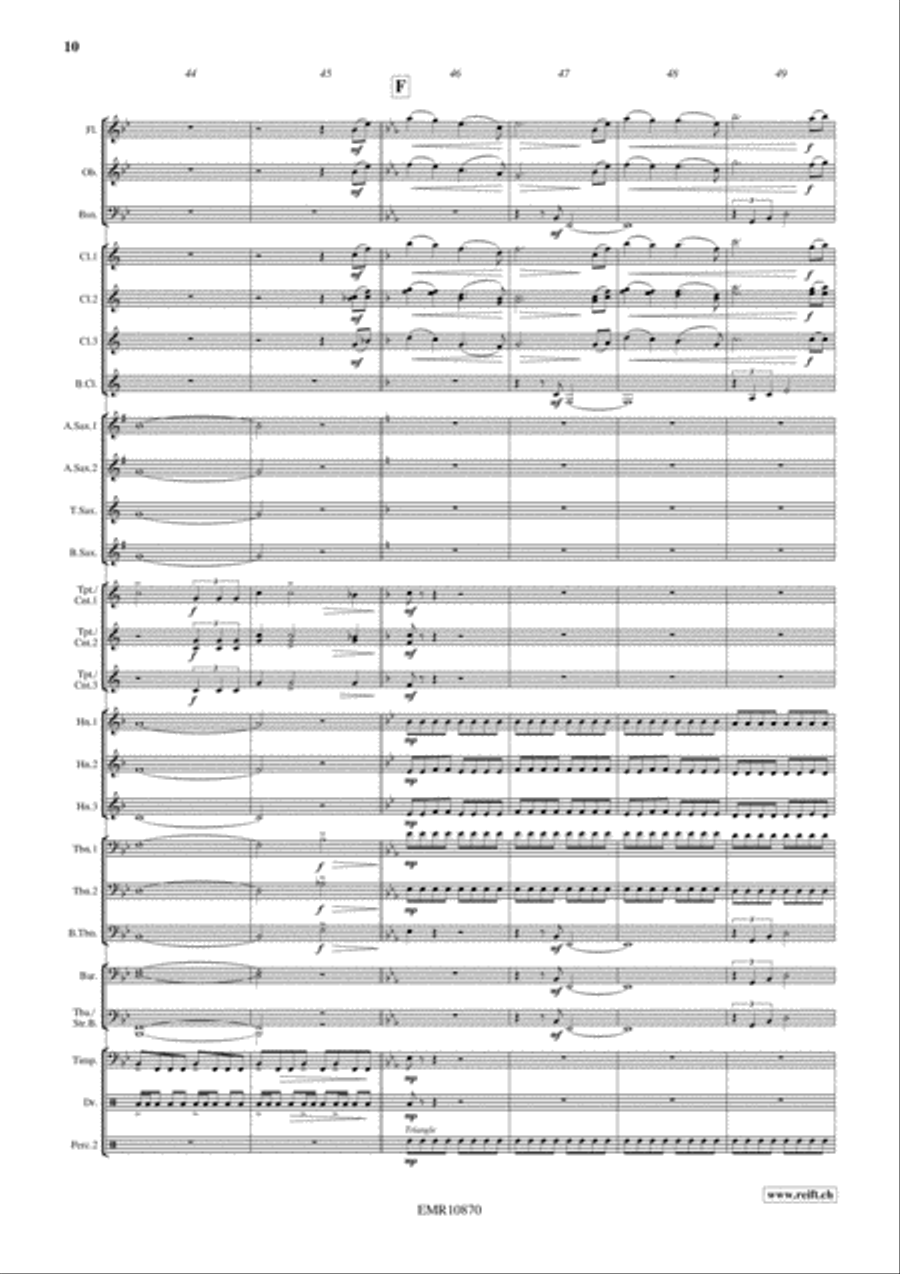 Prelude To A New Age Concert Band scores gallery preview page 11