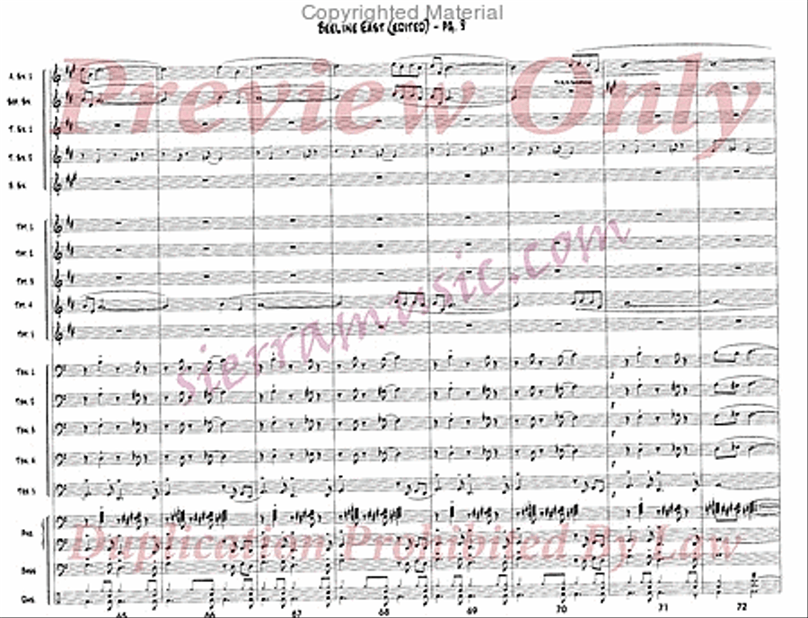 Beeline East Beeline East Jazz Ensemble scores gallery preview page 10