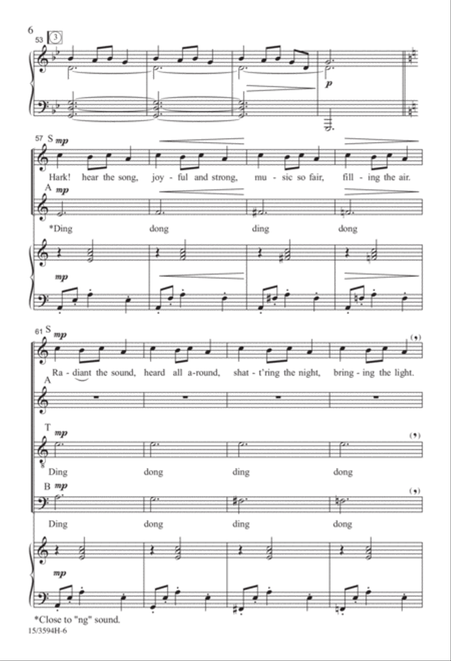 Ukrainian Bell Carol 4-Part scores gallery preview page 6