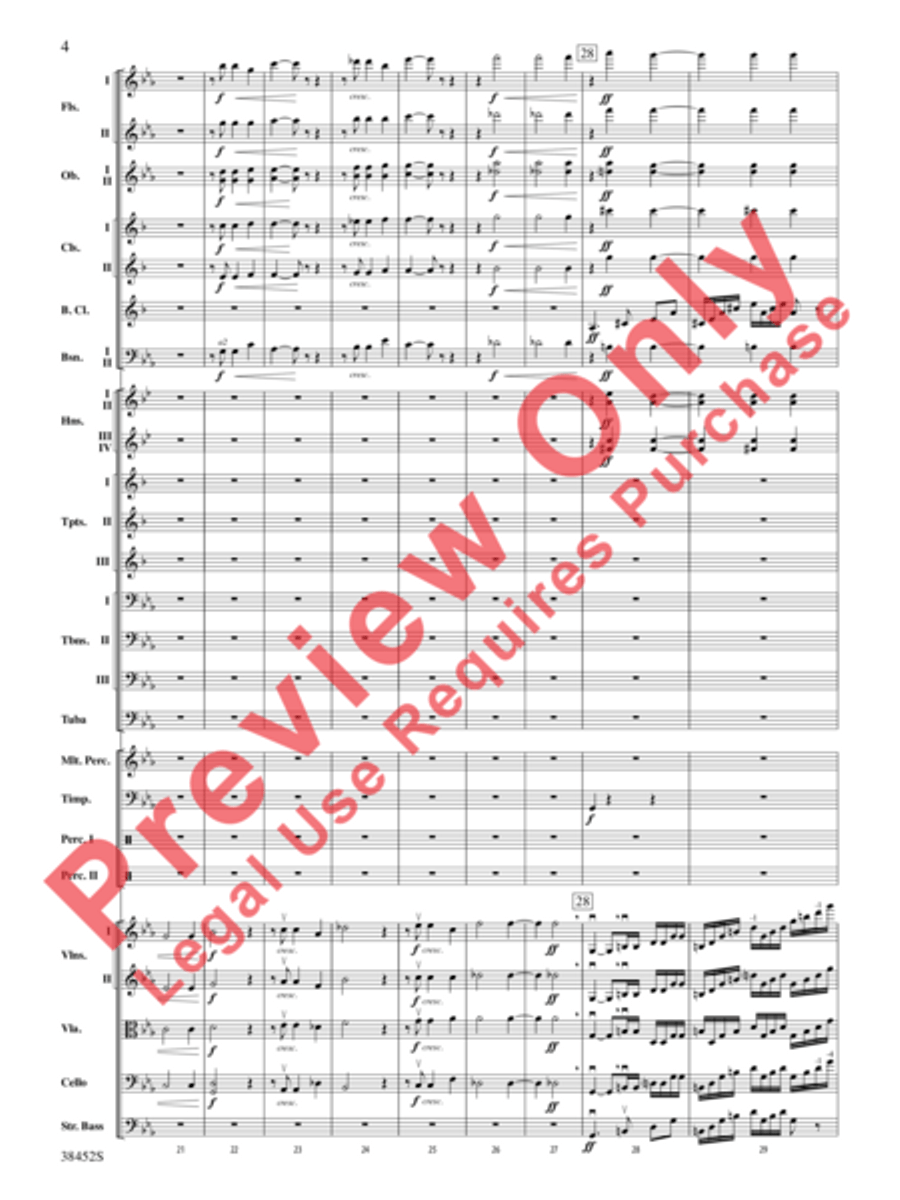 1812 Overture Full Orchestra scores gallery preview page 23