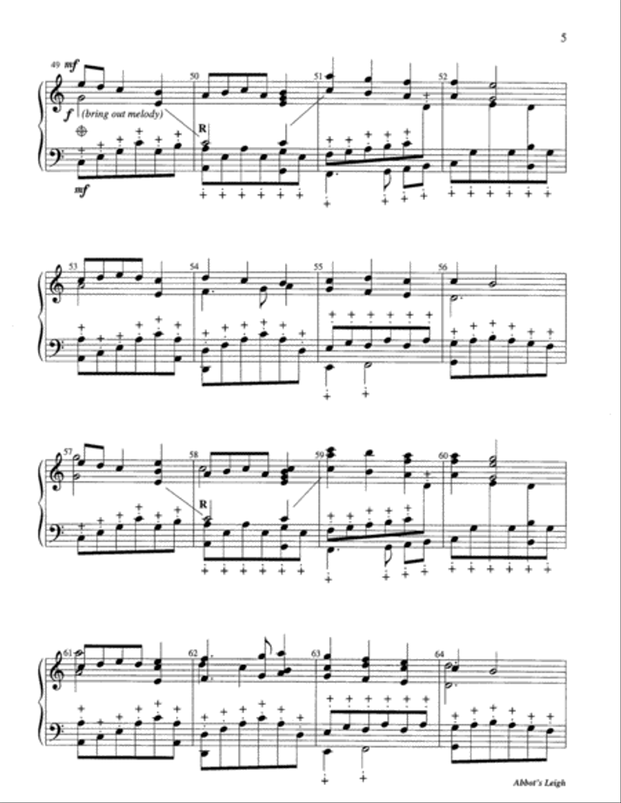 Abbot's Leigh Abbot's Leigh 5-Octaves scores gallery preview page 12