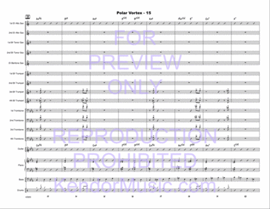 Polar Vortex Polar Vortex Jazz Ensemble scores gallery preview page 16