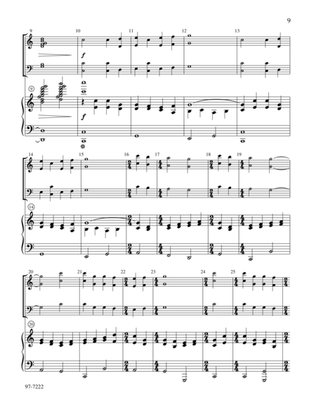 Hymn Arrangements for Piano & Handbells, Volume 3